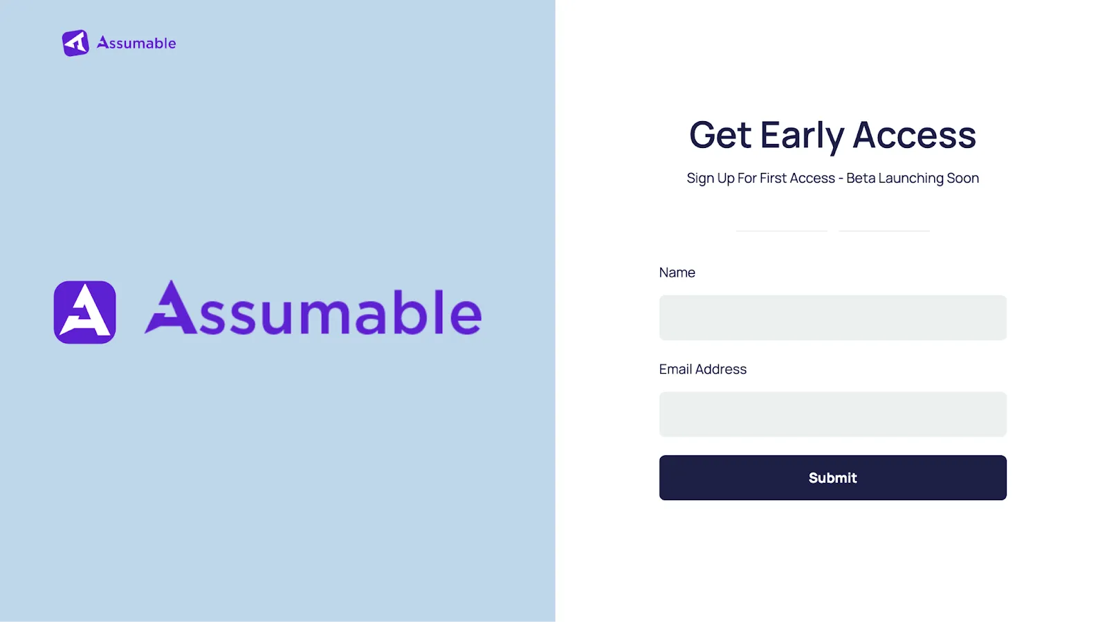 Assumable's early access
