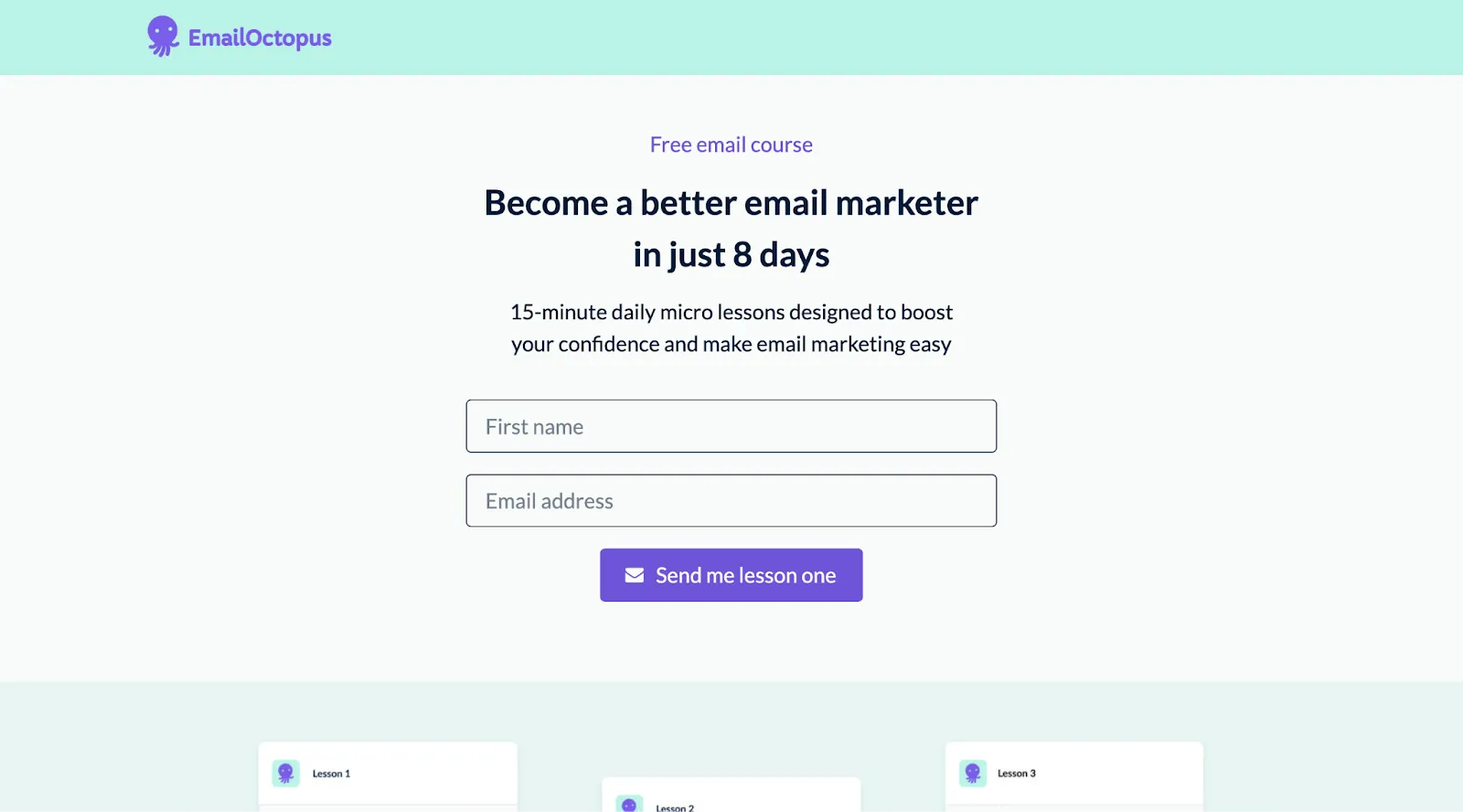 Emailoctopus's free courses