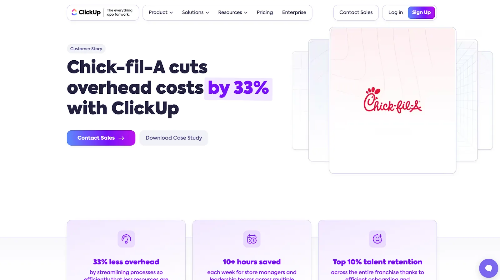 Clickup's case studies