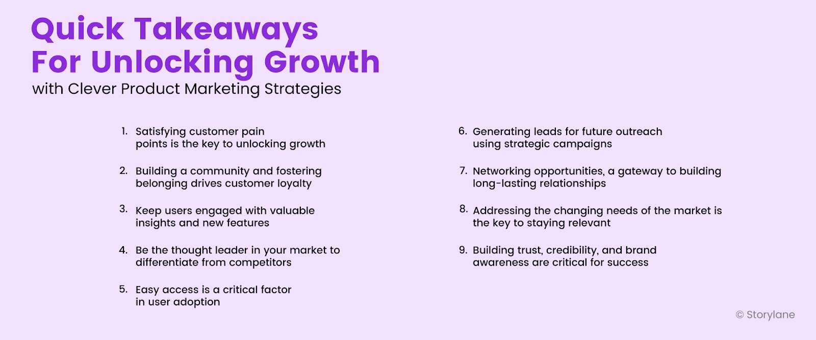 Quick Takeaways For Unlocking Growth with Clever Product Marketing Strategies