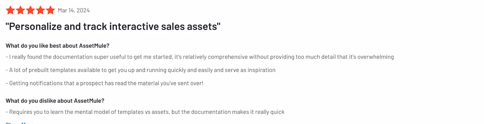 Assetmule G2 reviews