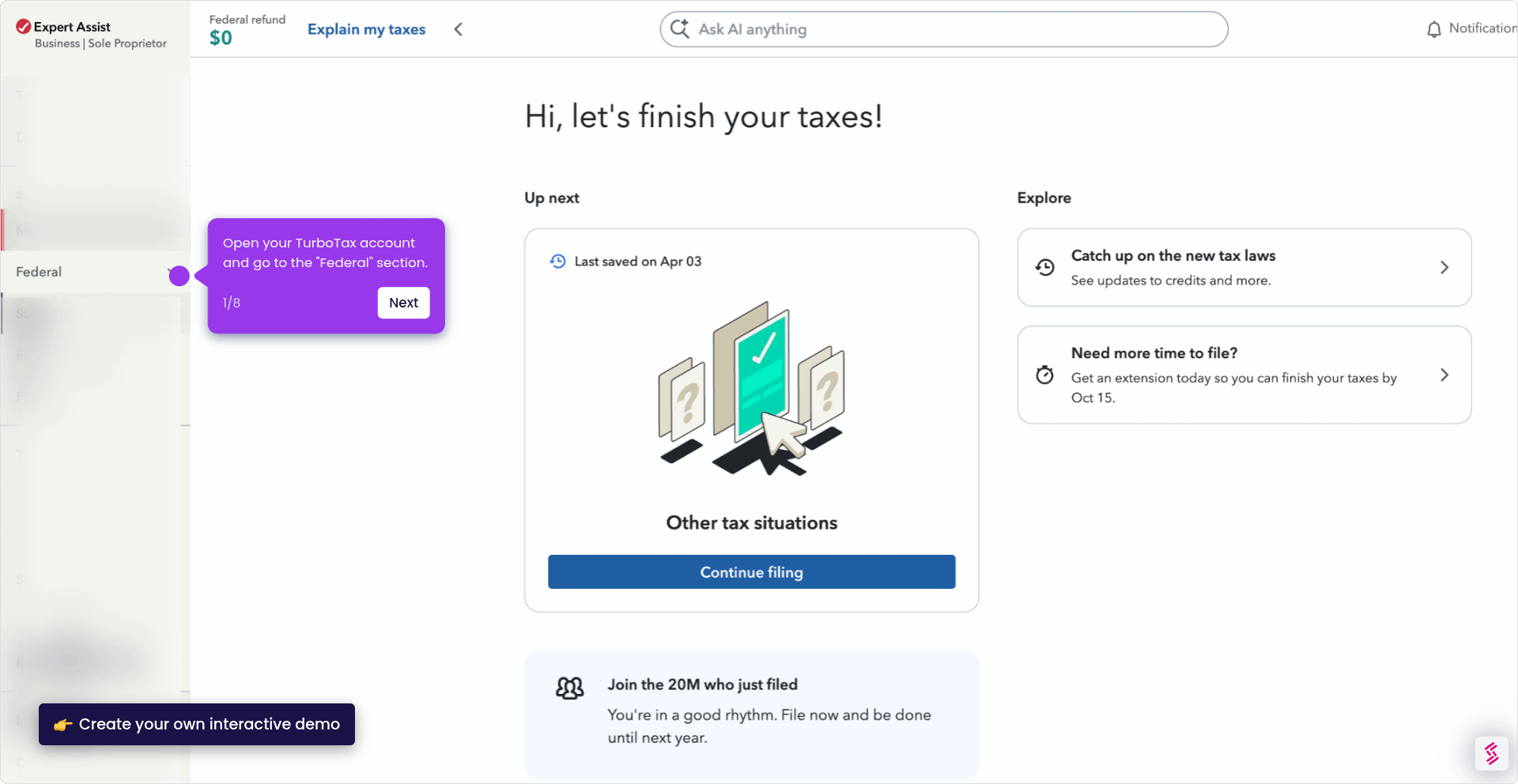 How to File a Tax Extension in TurboTax Online