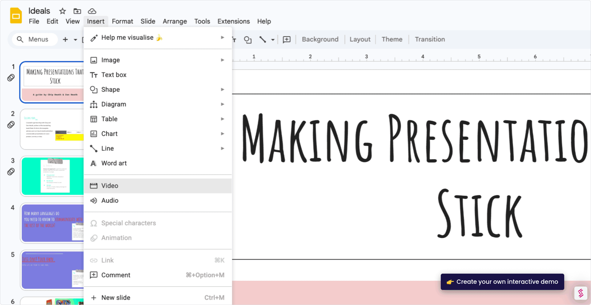 Add Instagram Video to Google Slides Fast