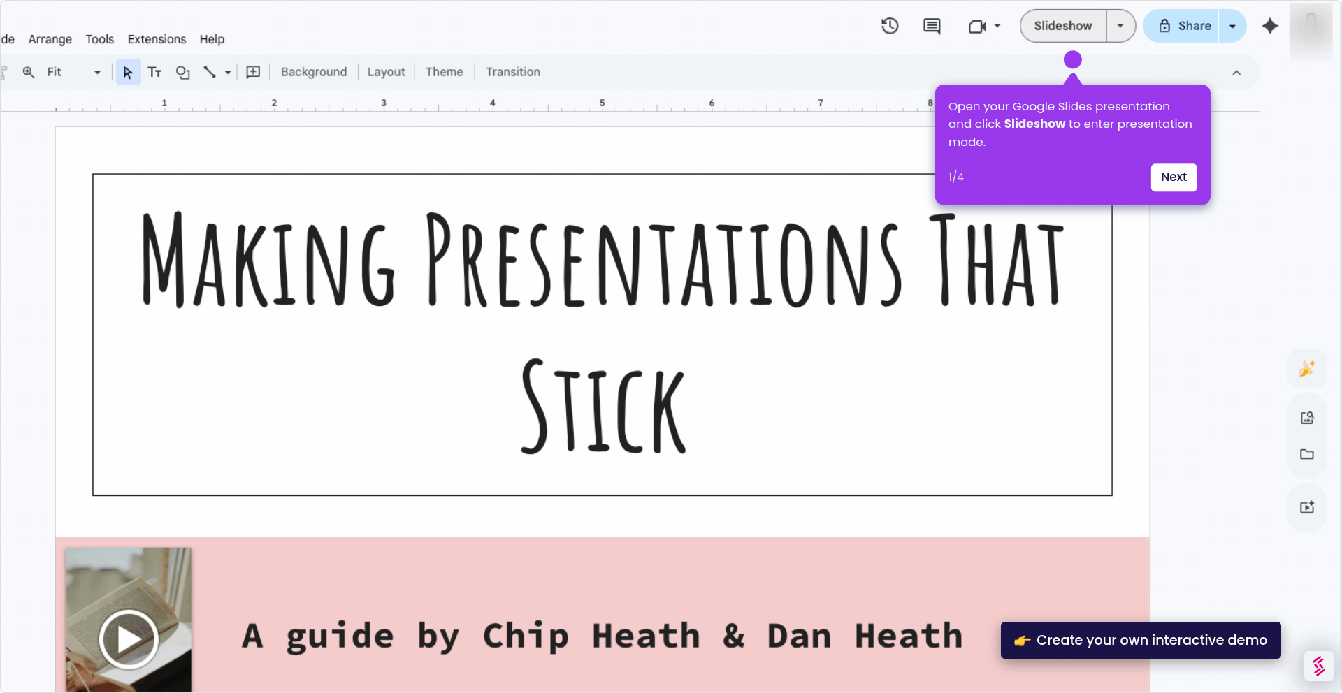 Auto-Advance Google Slides Every 15 Seconds