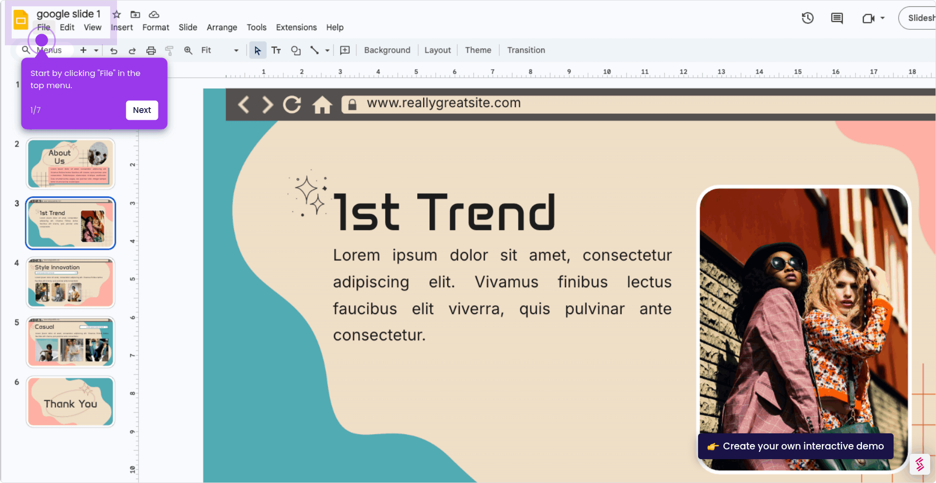 Resize Google Slides to 8.5x11 in Minutes