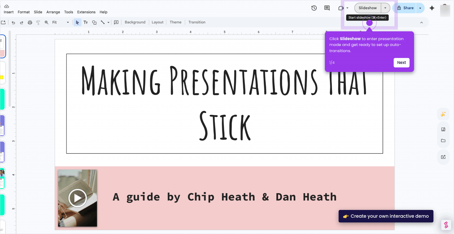 Auto Transition Google Slides in 4 Easy Steps