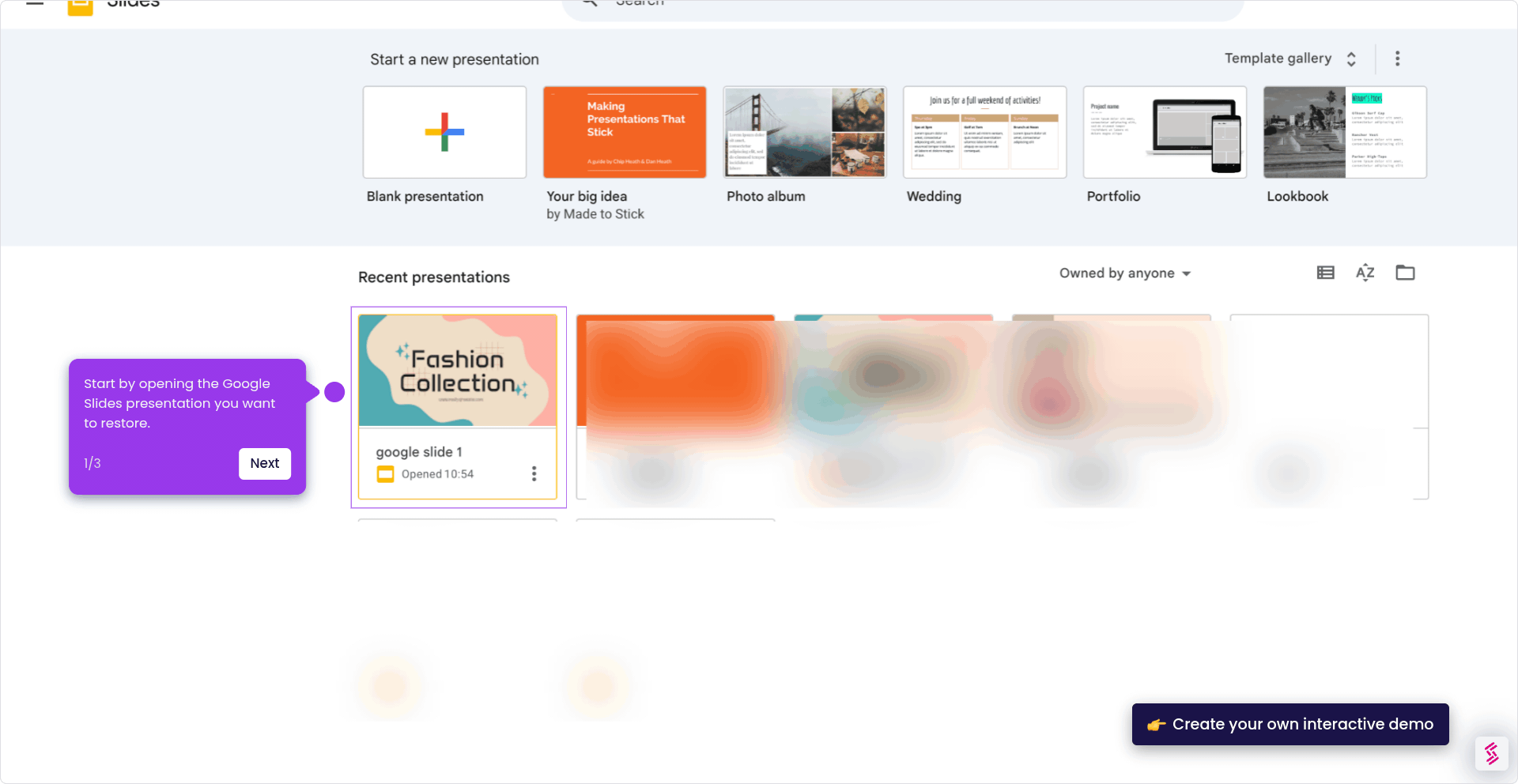 How to Go Back in Google Slides