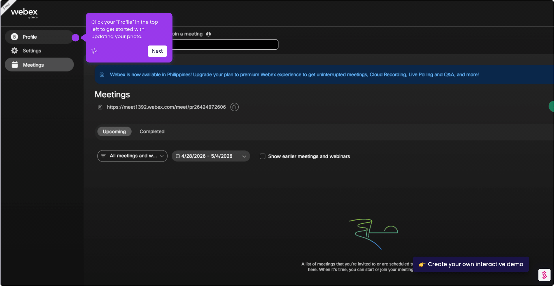 How to Add a Profile Photo in Webex