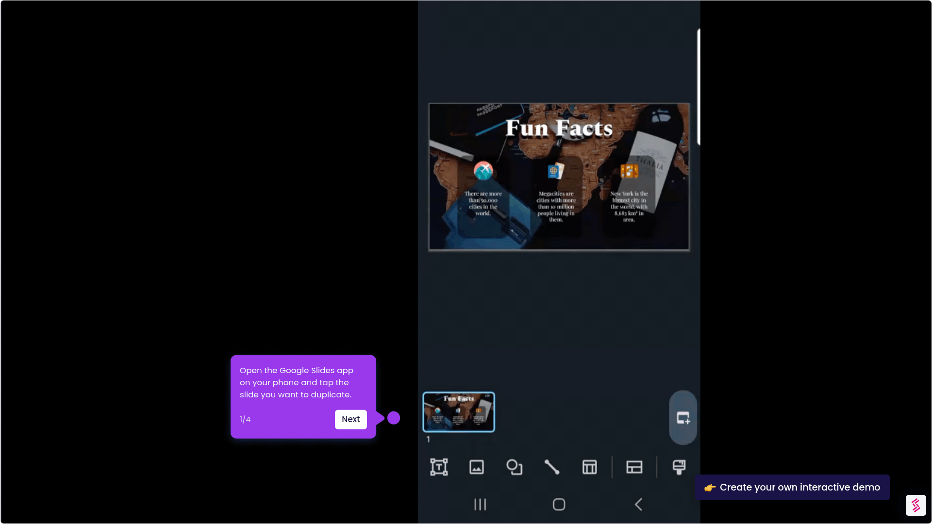 Duplicate a Slide in Google Slides on Phone