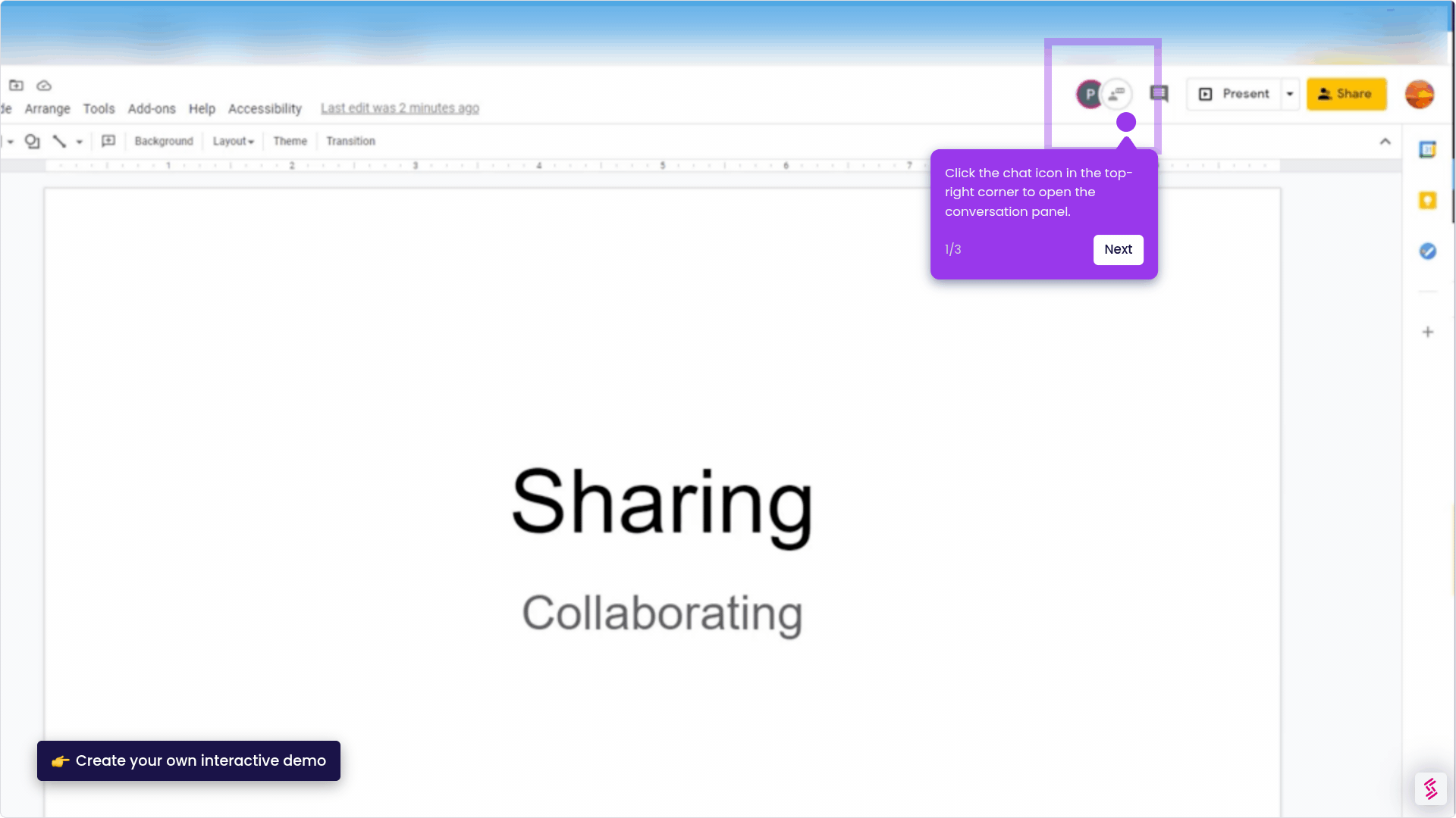 How to Use Chat in Google Slides