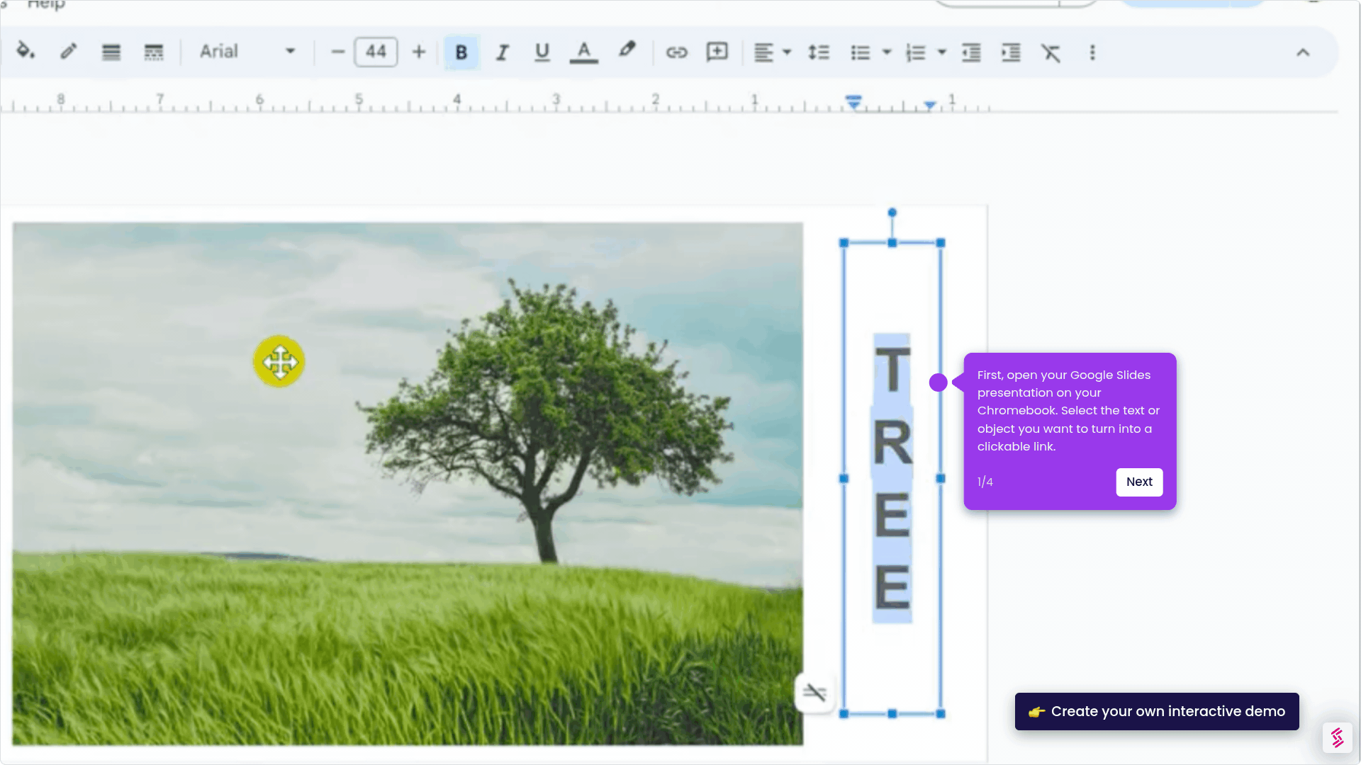 Add a Link to Google Slides on Chromebook
