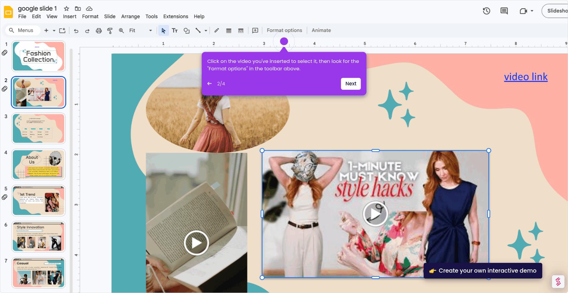 How to Loop a Video in Google Slides