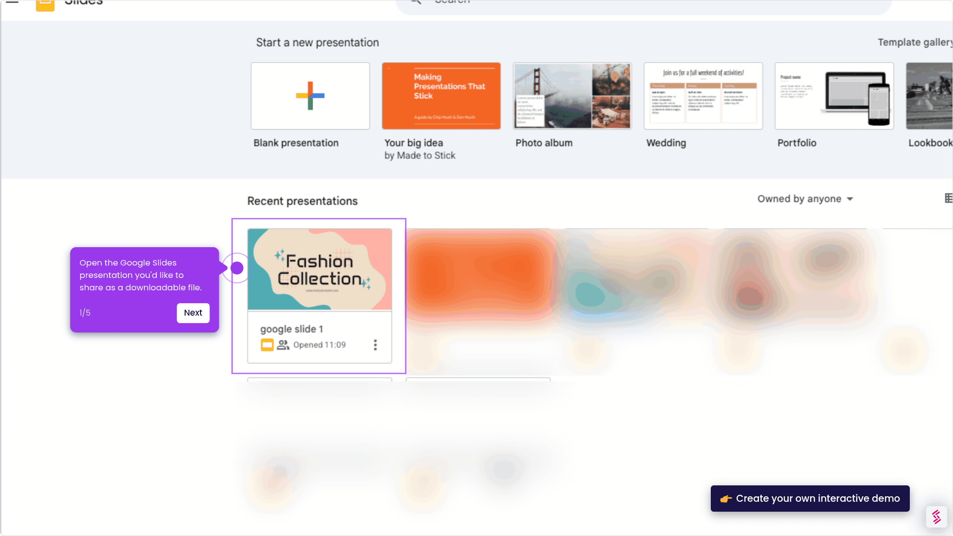 Create a Downloadable Google Slides Link