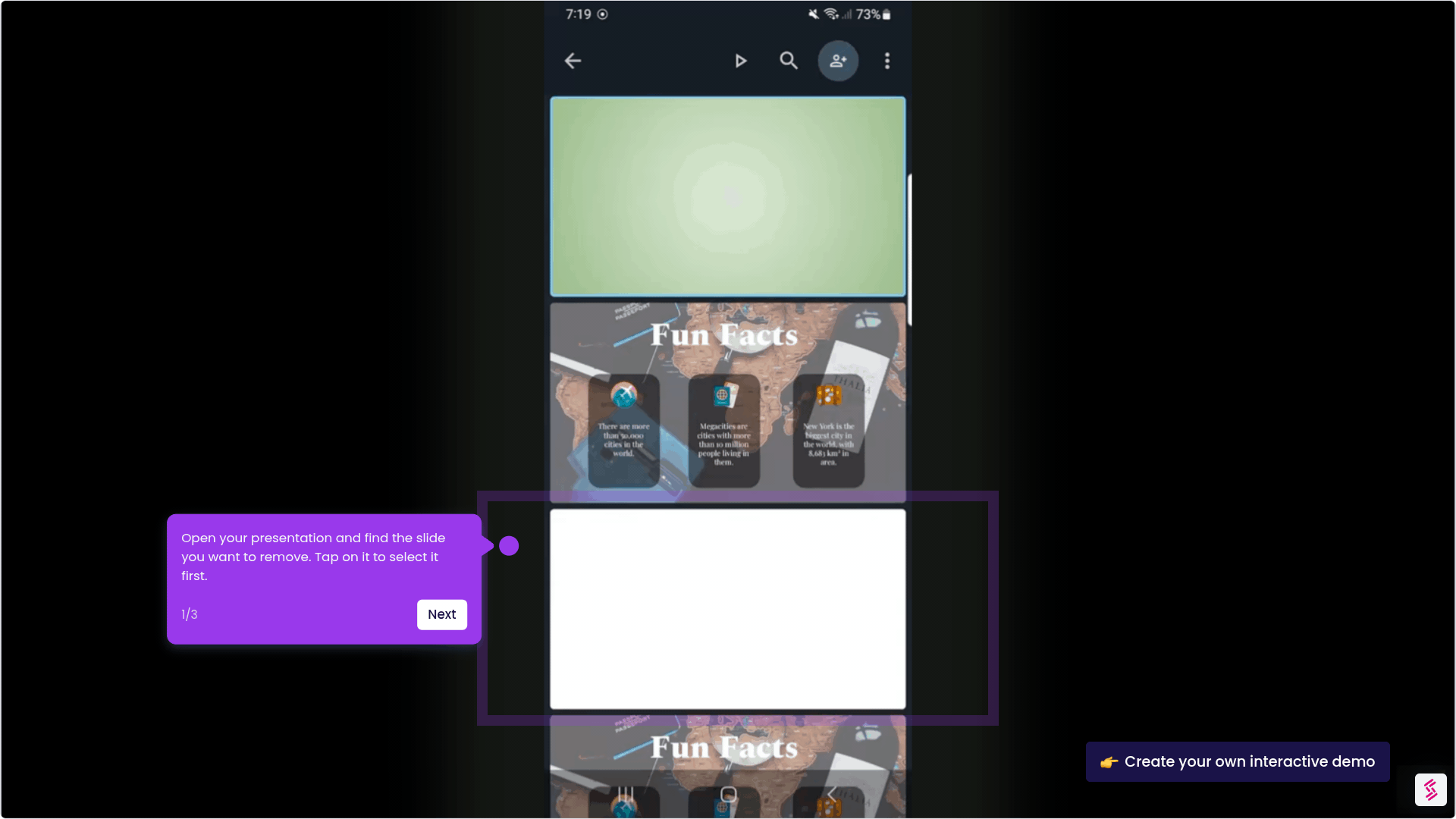 Delete a Slide in Google Slides on Phone
