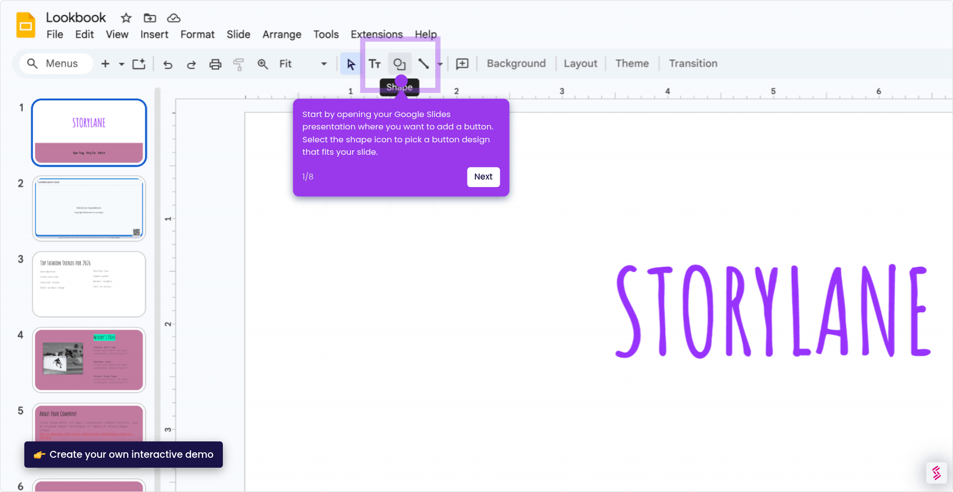 How to Add Clickable Buttons in Google Slides