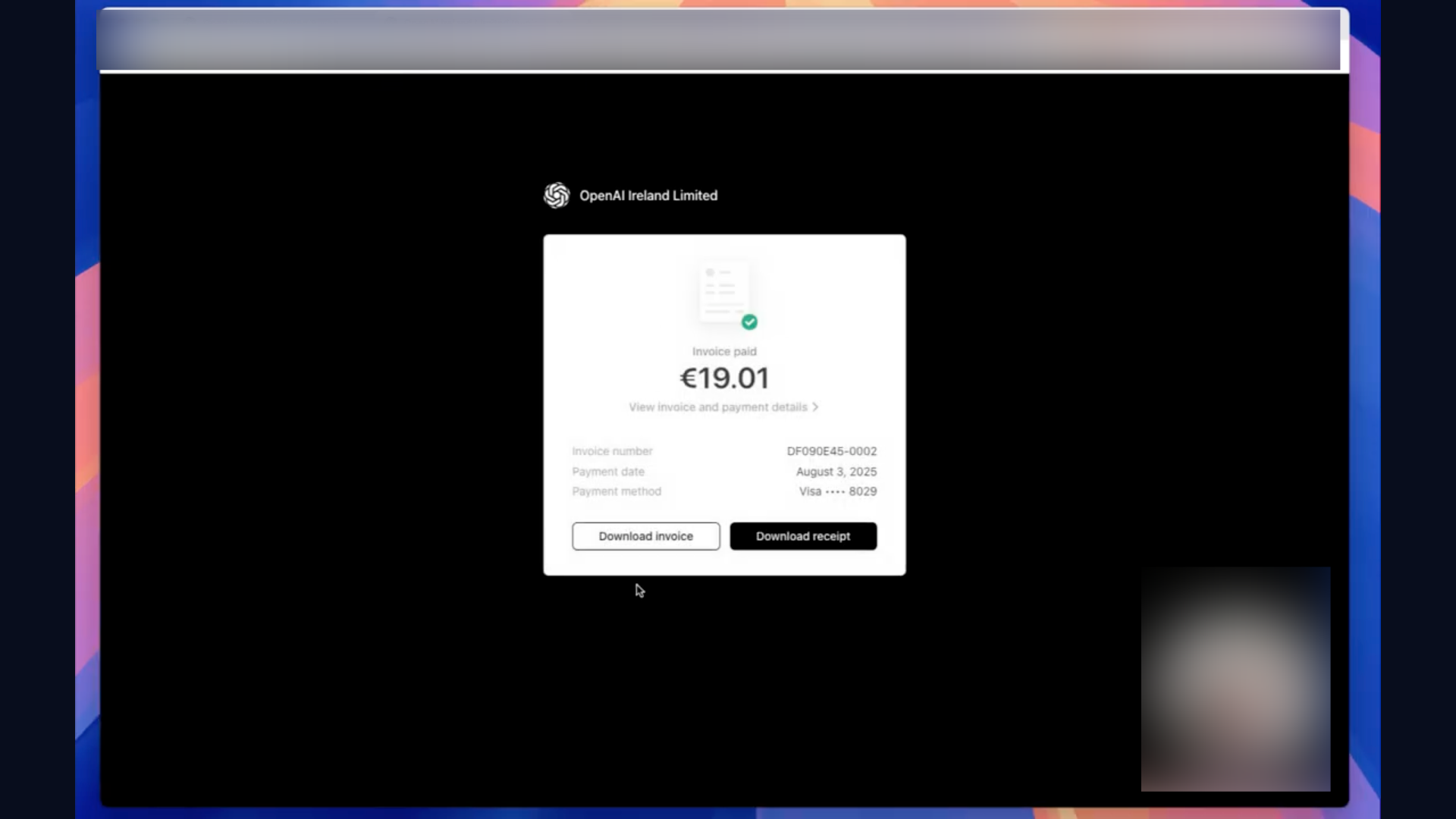 How to Download Your ChatGPT Plus Invoice