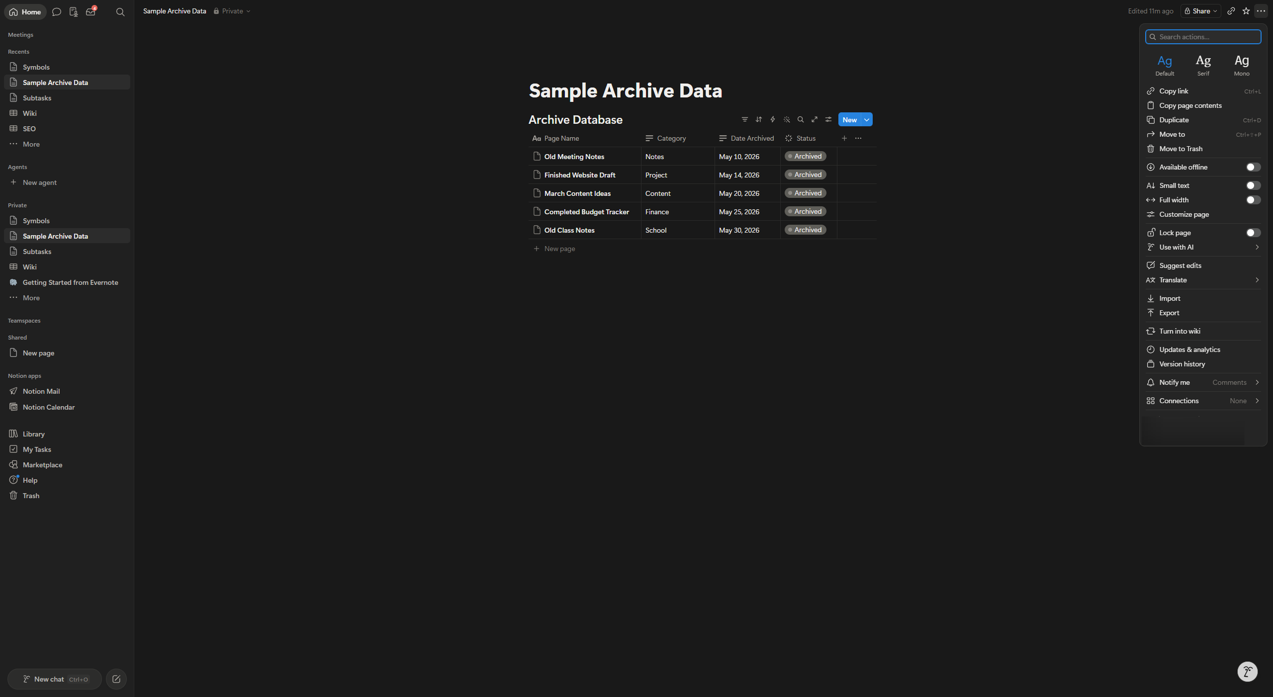 How to Export a Notion Page as HTML