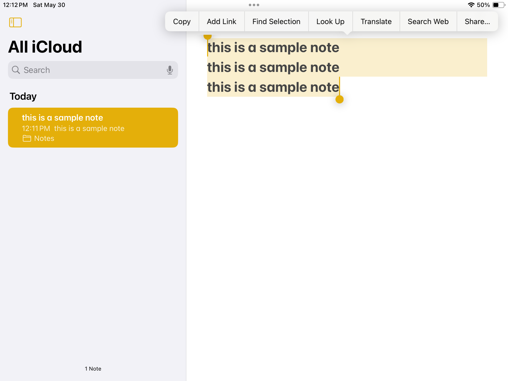 Transfer Apple Notes to Notion on iPad