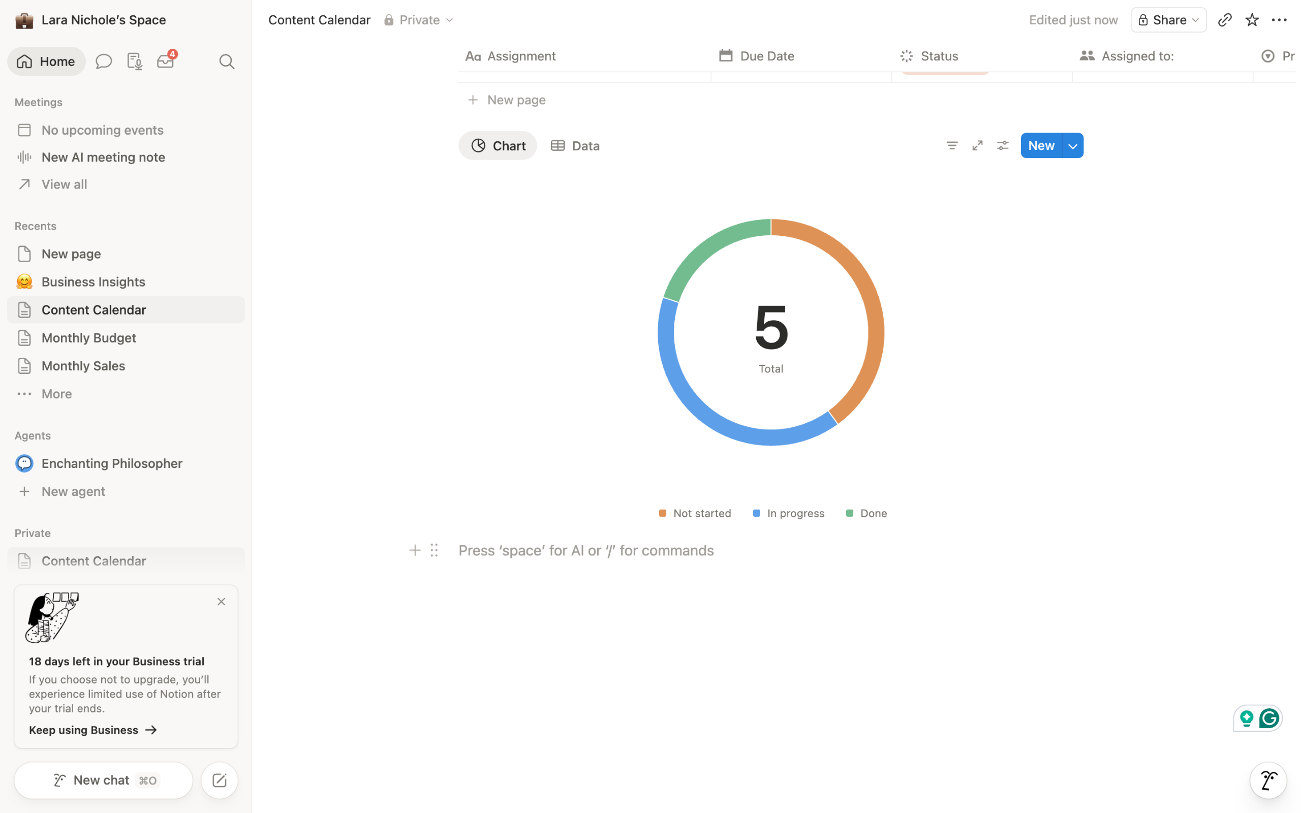 Create a Checklist Template in Notion