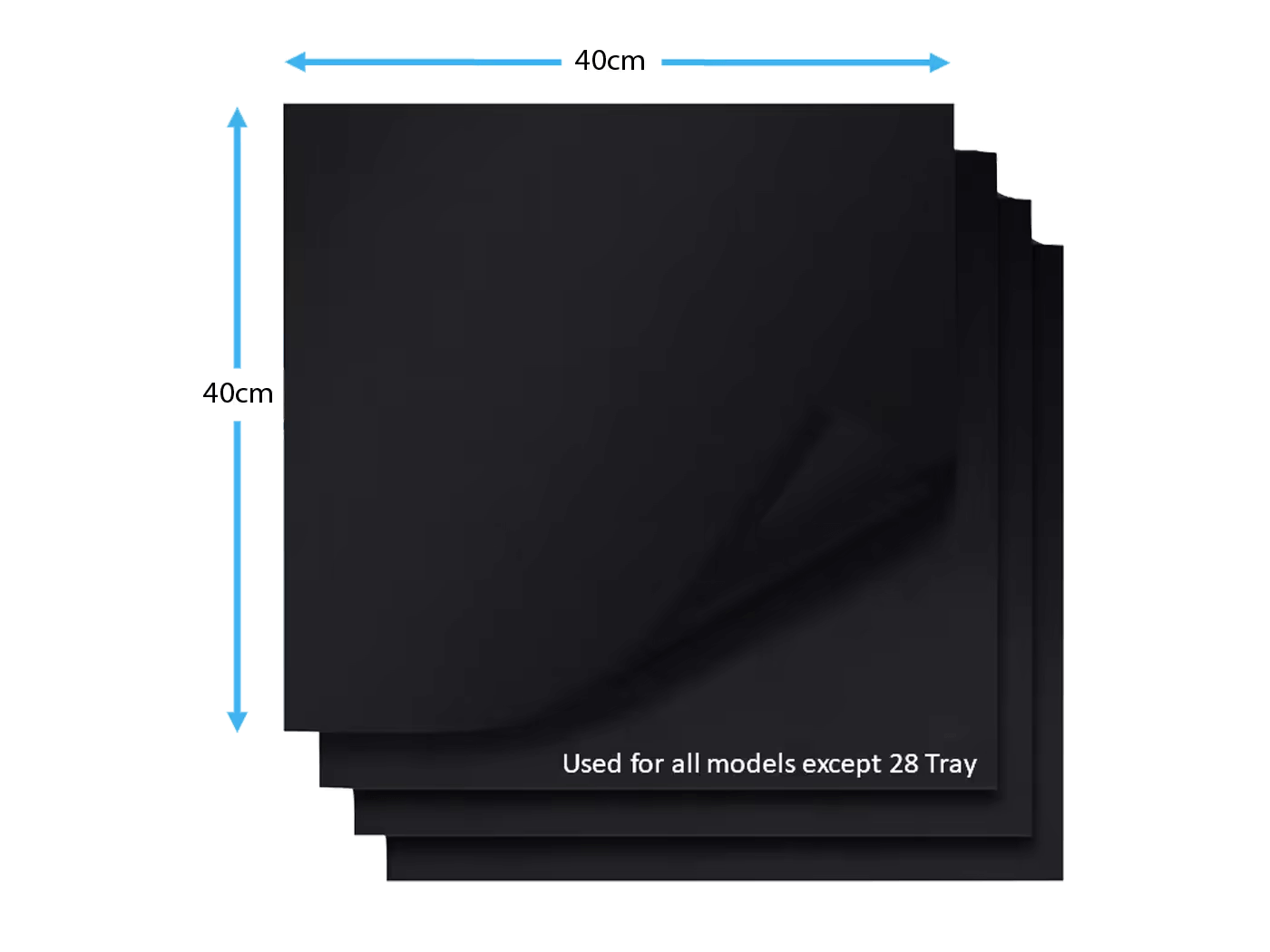 40 x 40cm Non-Stick Teflon Solid Mats