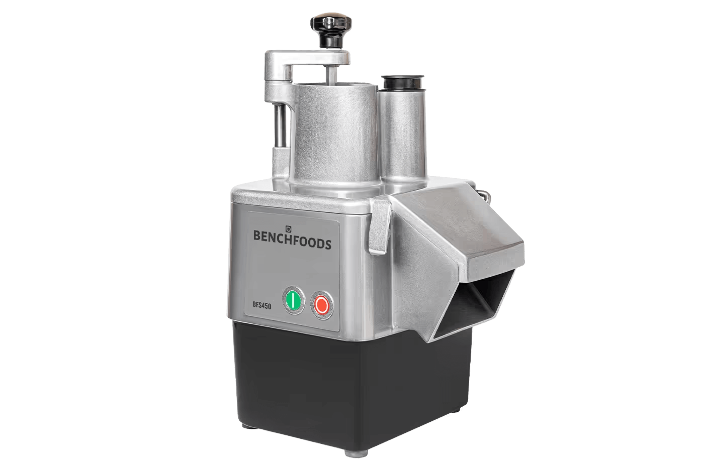BenchFoods side view on commercial all-in-one food slicer machine model