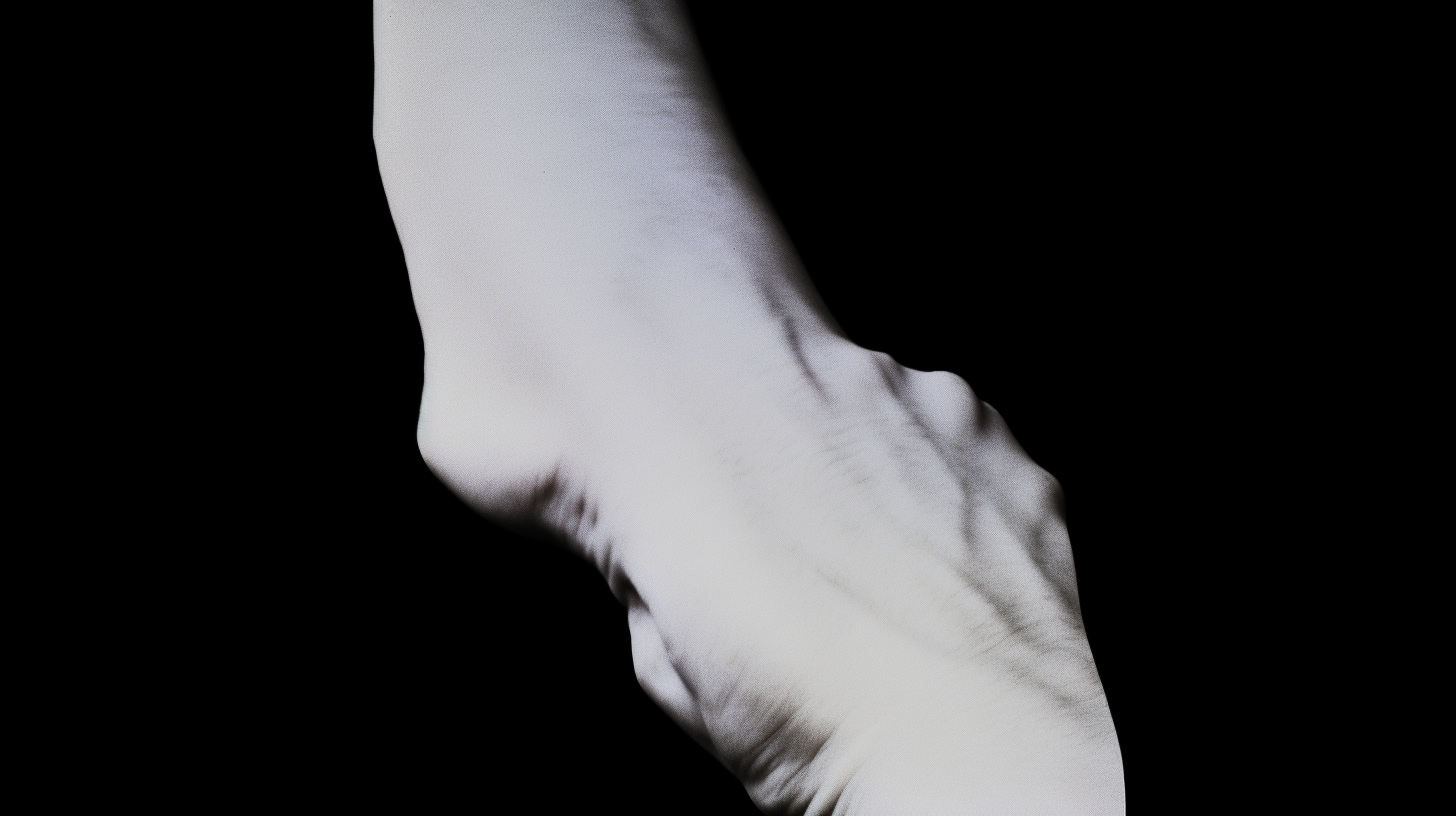 Sculptures 01 By Dr.Banner  showing a white on black impossibly human structure