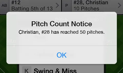 pitch count notice