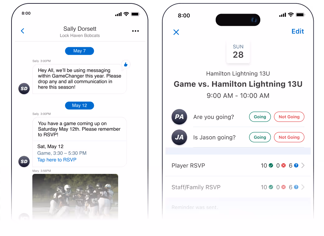flag football team management