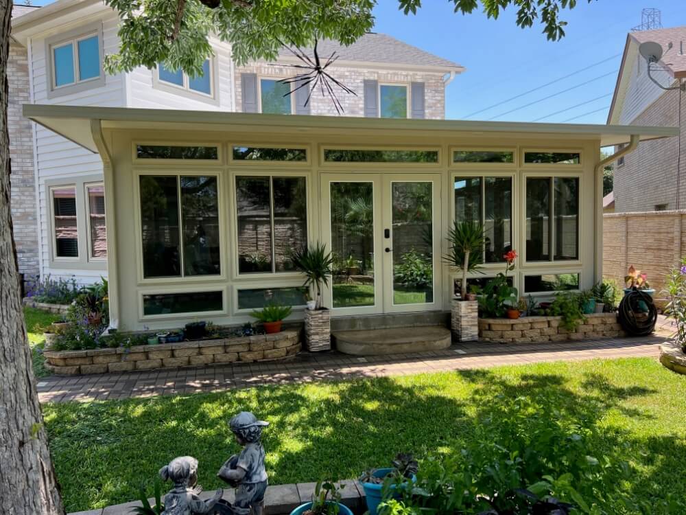 screened in patio in san antonio