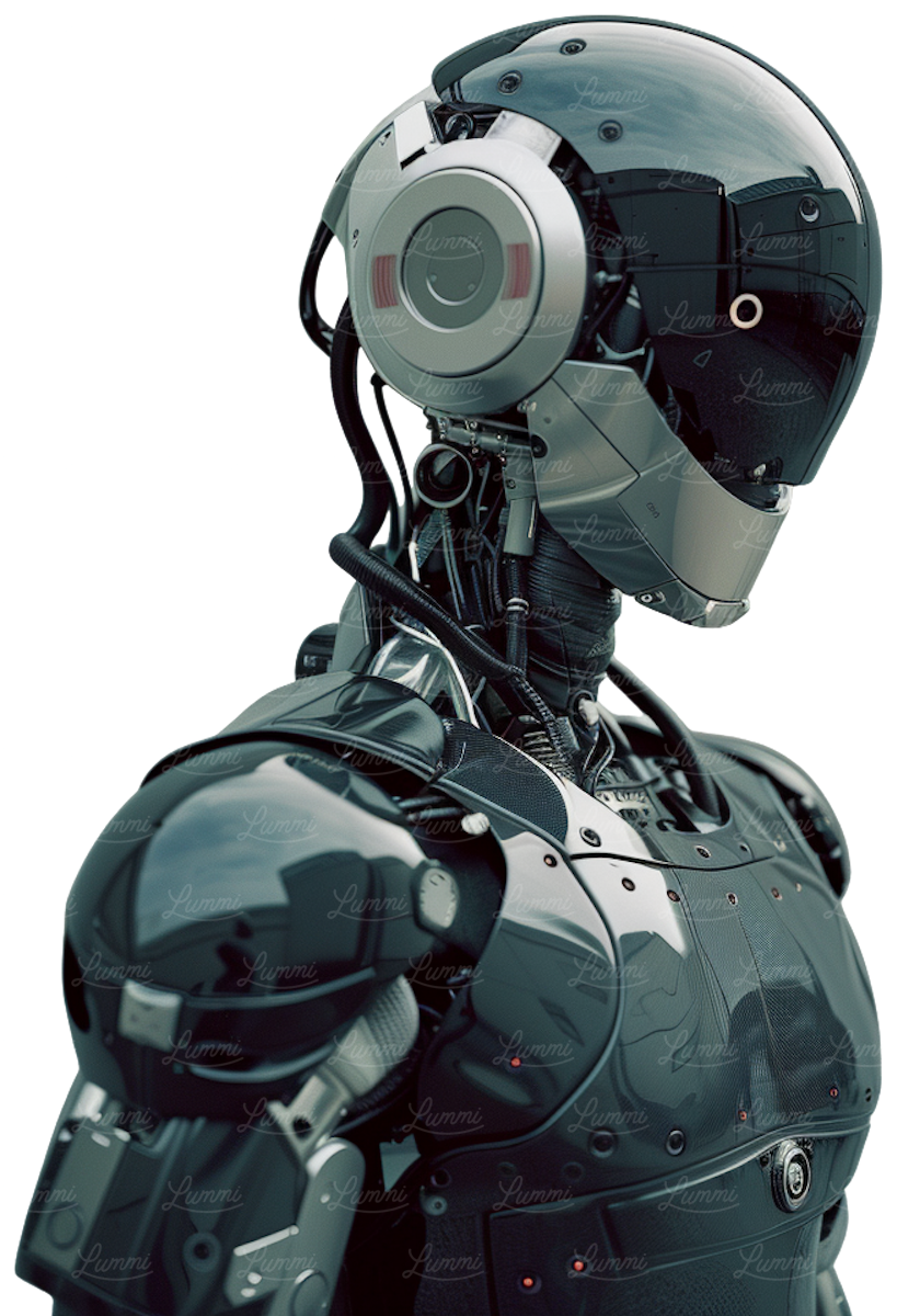 Futuristic Humanoid Robot