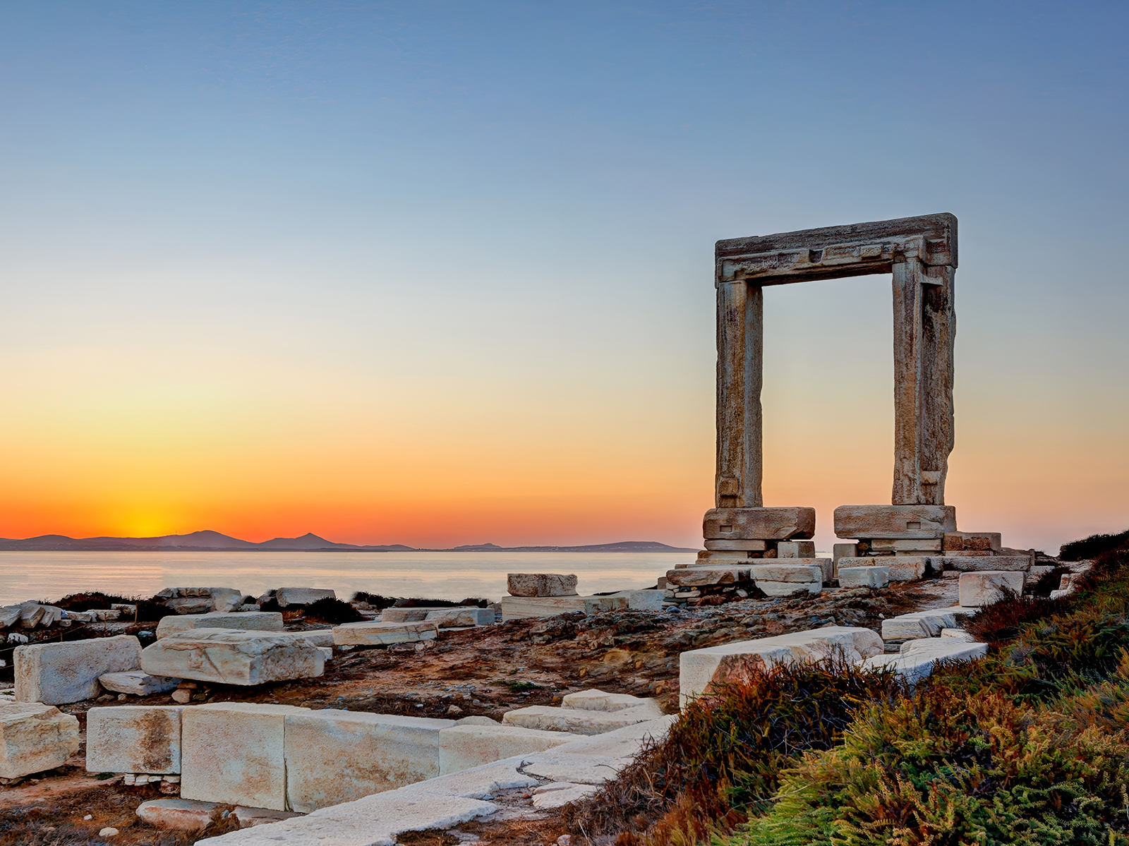 Antique ruins of Naxos, 5th day of our itinerary