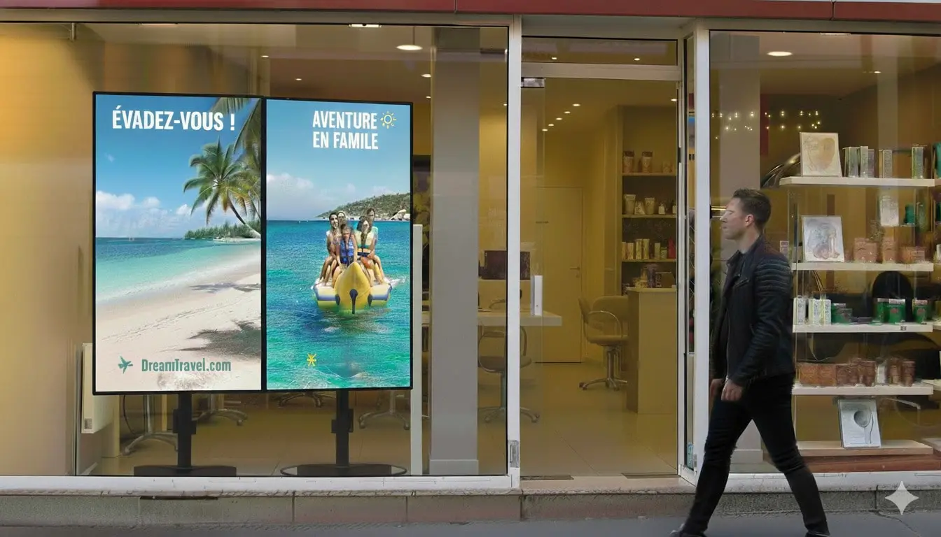 Coût d'une campagne publicitaire sur écran DOOH, incluant les facteurs influençant le prix
