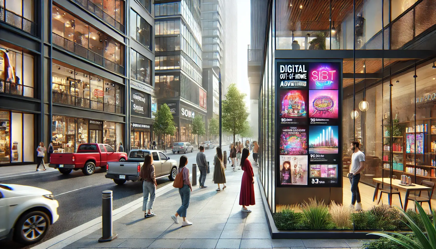 Comparaison entre le DOOH et la publicité extérieure traditionnelle : impact, flexibilité et innovation.