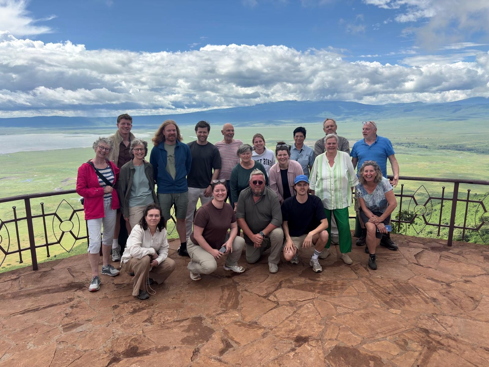 De groep van de support trip 2026 in Tanzania