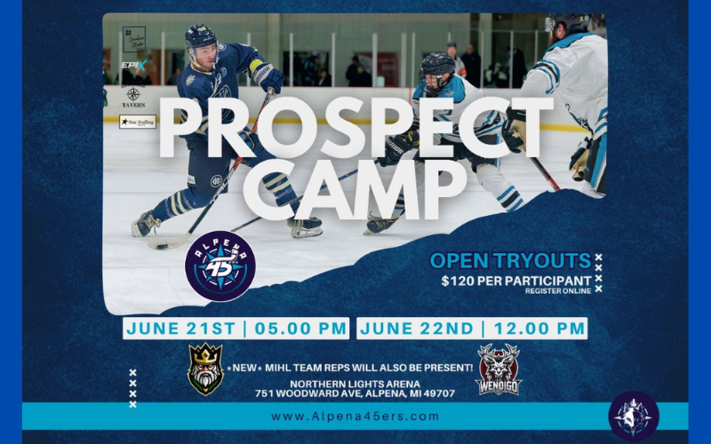 Alpena 45ers Tryouts