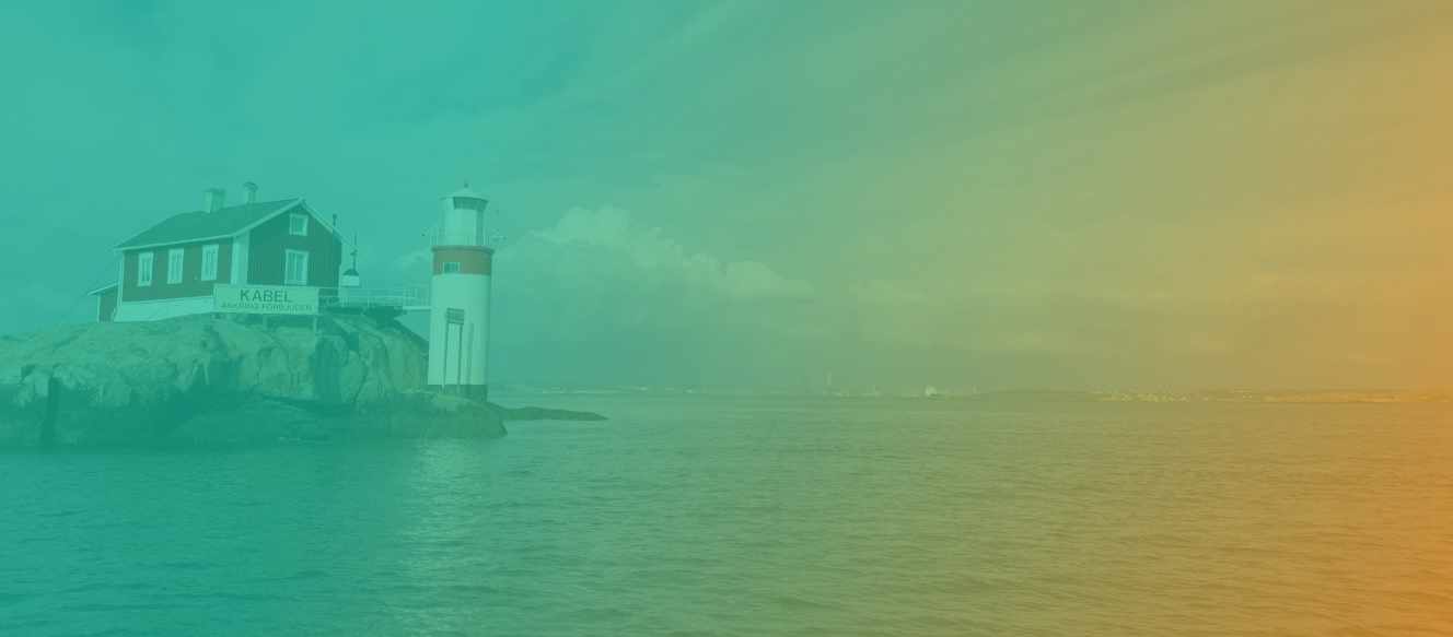 Flying Fish News banner image, showing a picture of a lighthouse in a harbour.