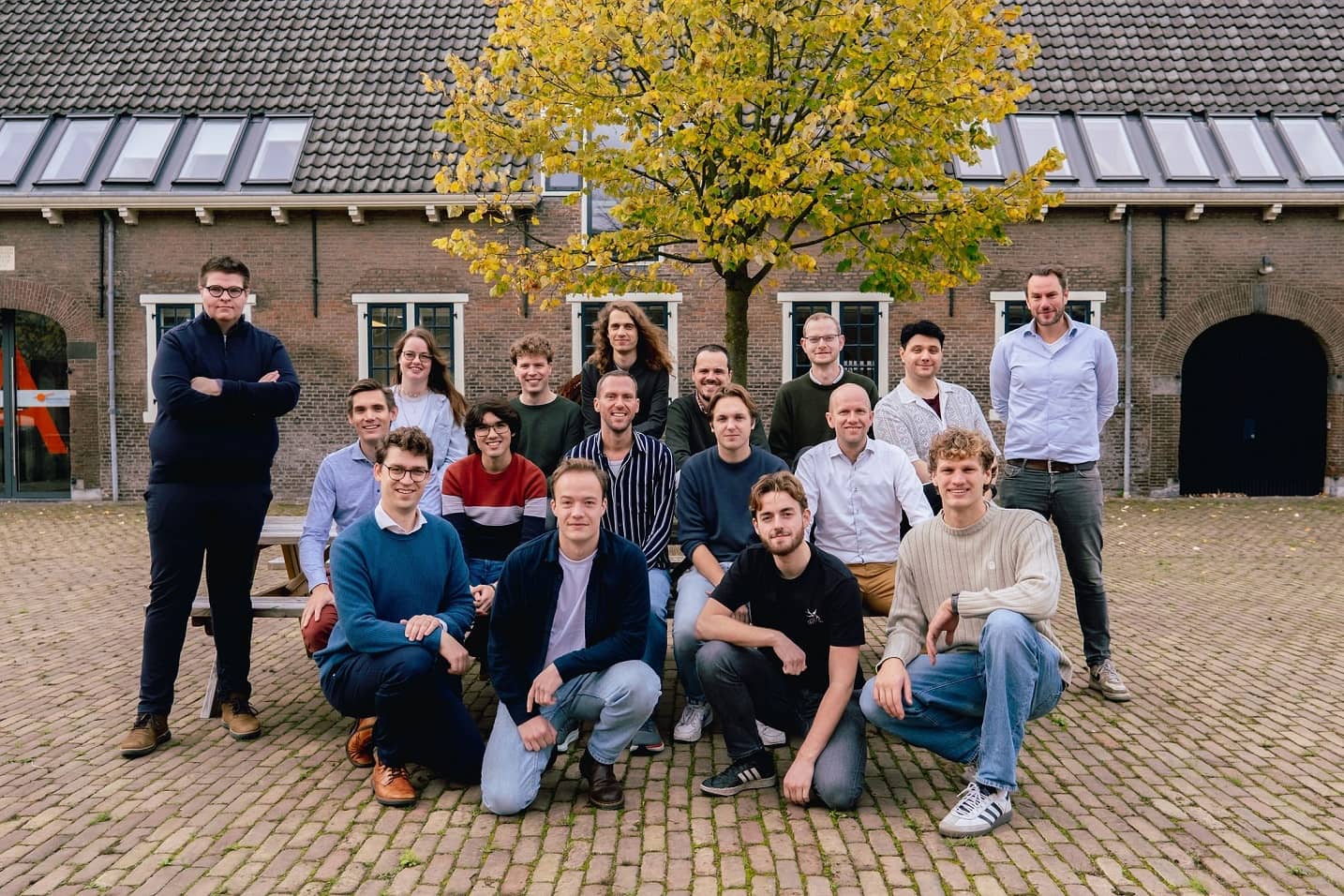 Group photo of the Flying Fish team.