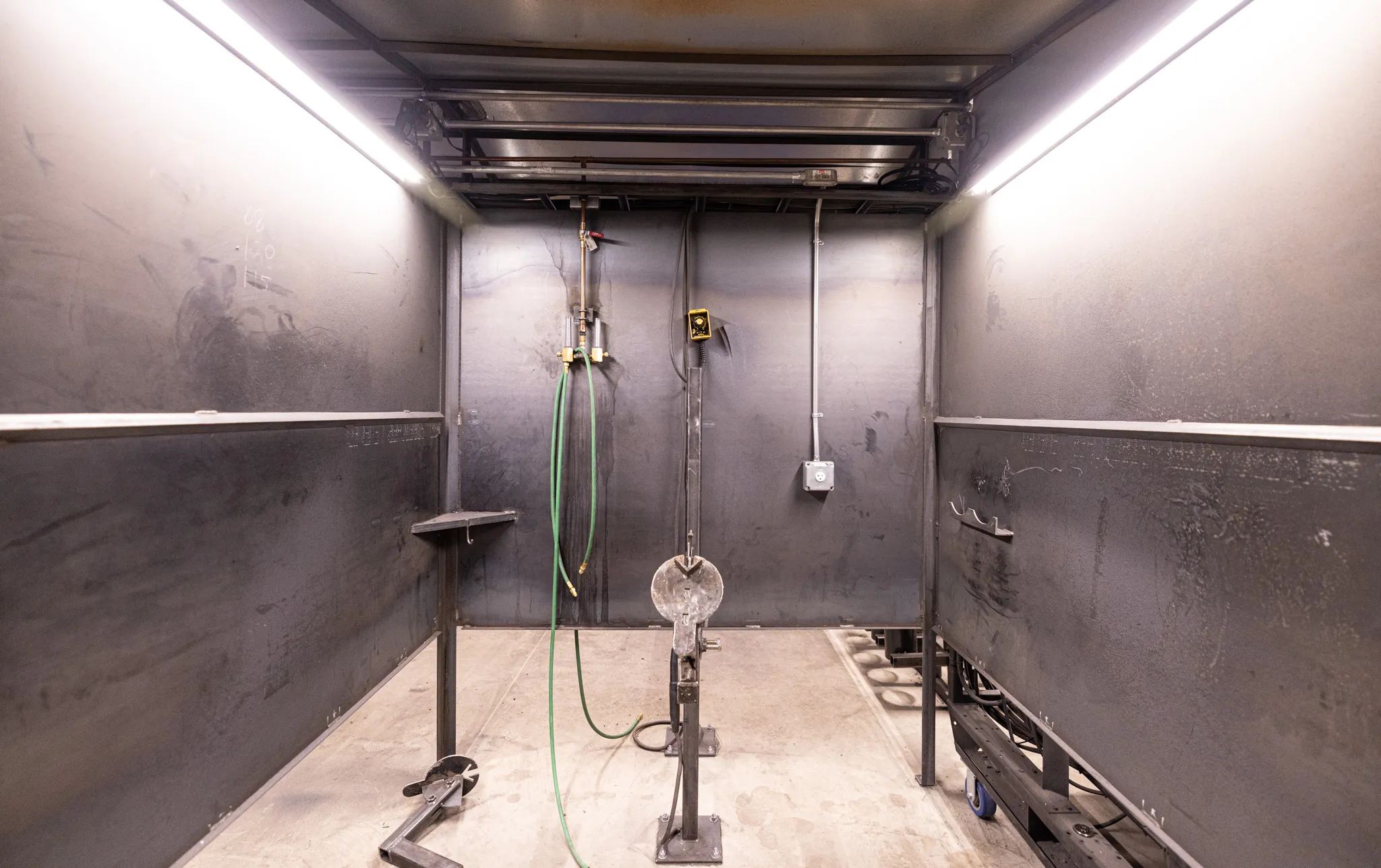 Inside a western welding academy booth