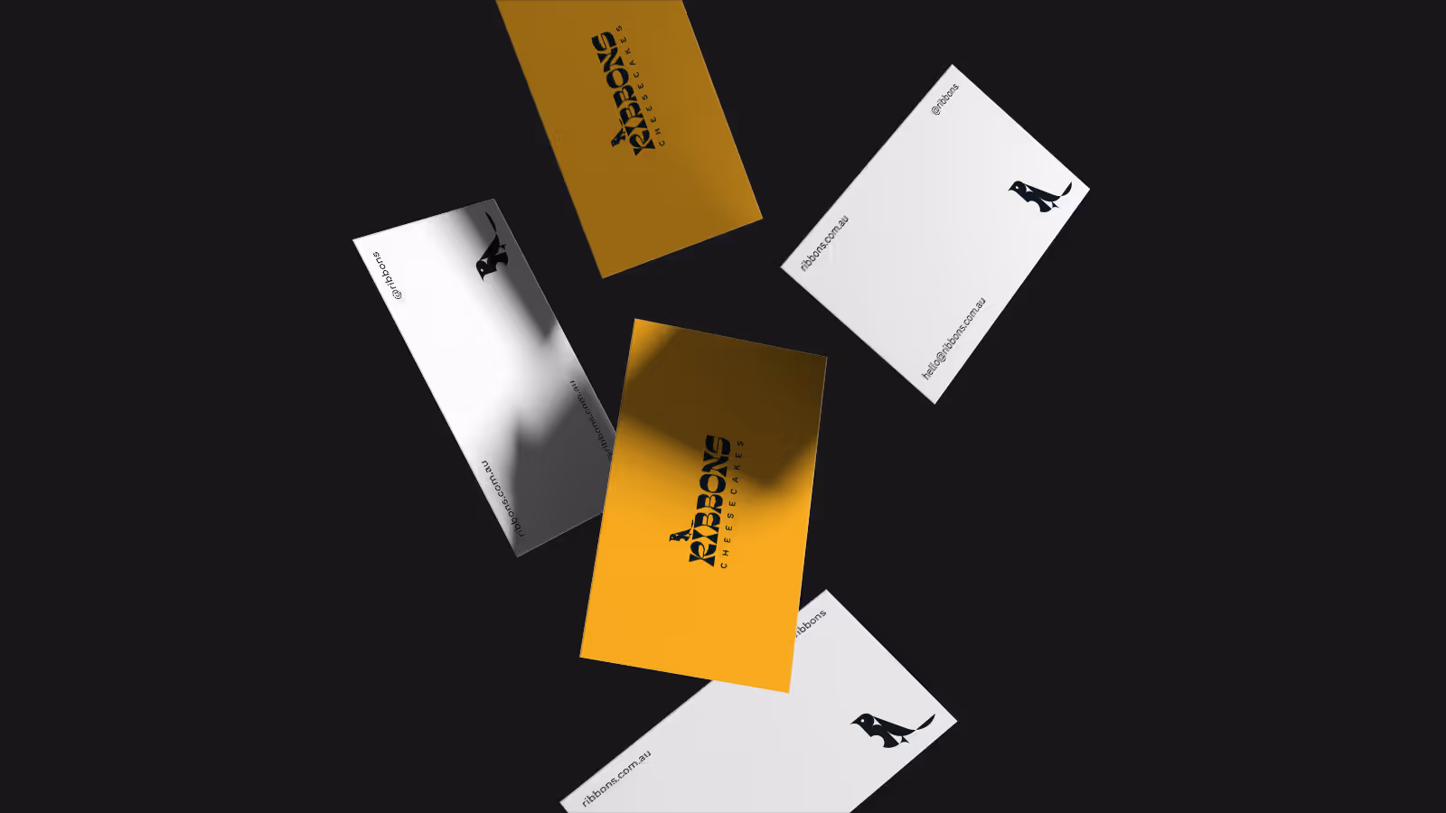 Ribbons business cards
