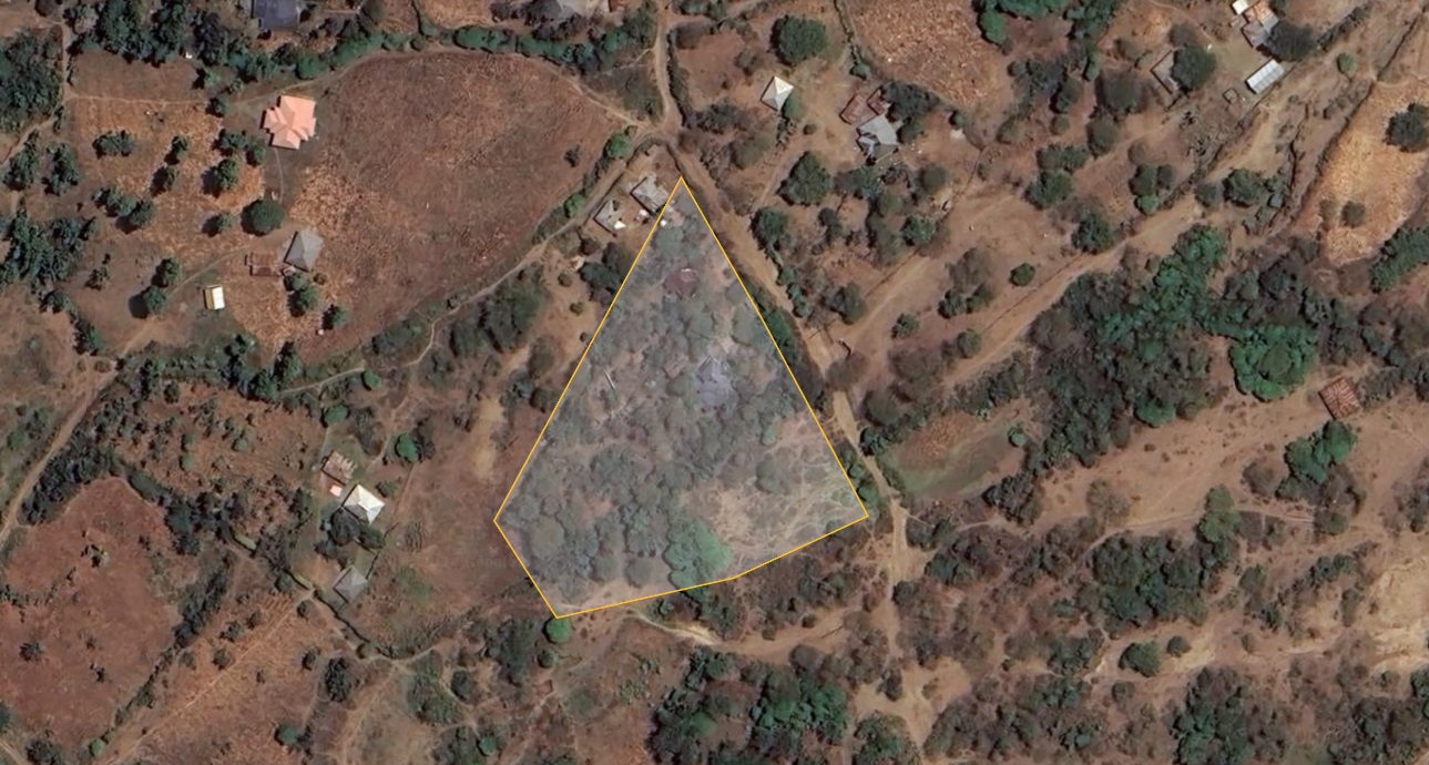 A map image of the site