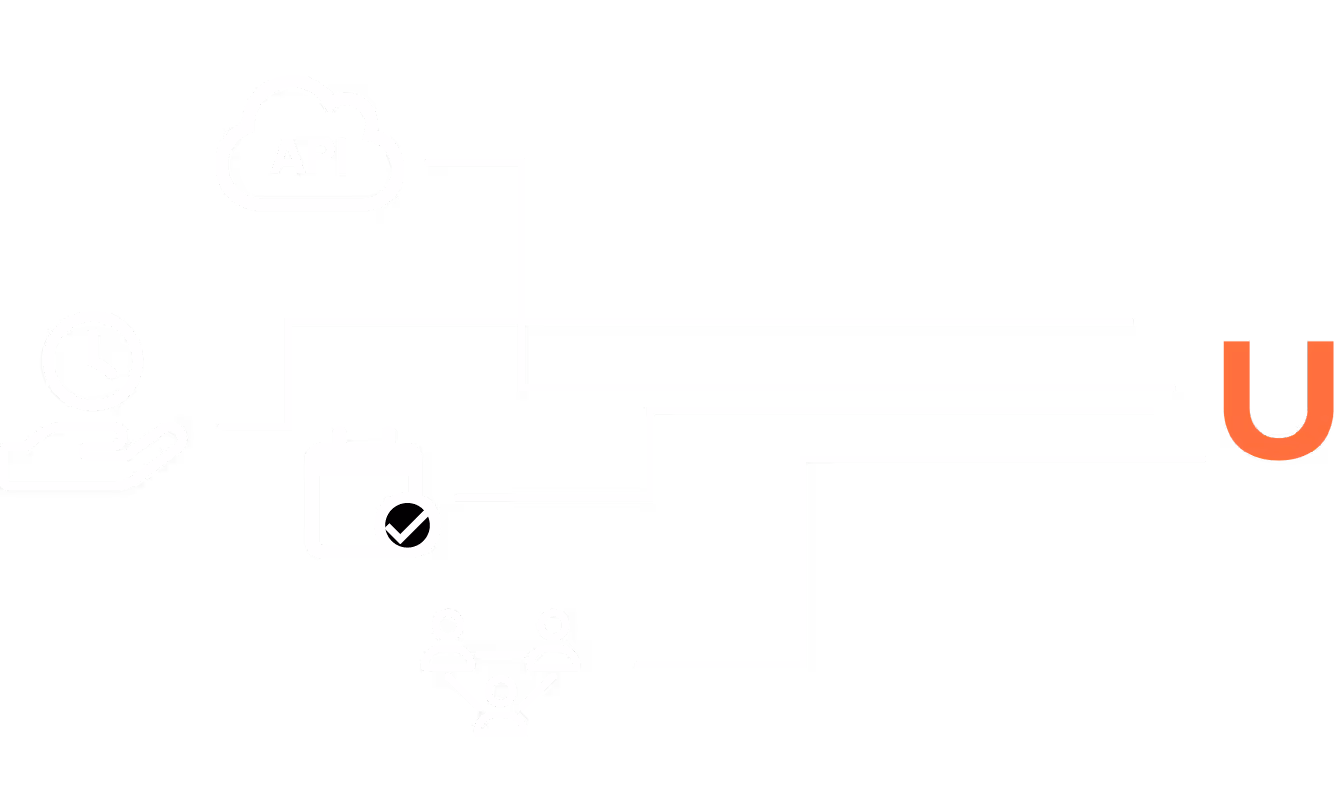 illustration of how ubiqisense uses integrations