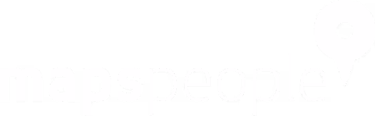 MapsPeople logo with the word 'mapspeople' in green and black text and a green map pin icon.