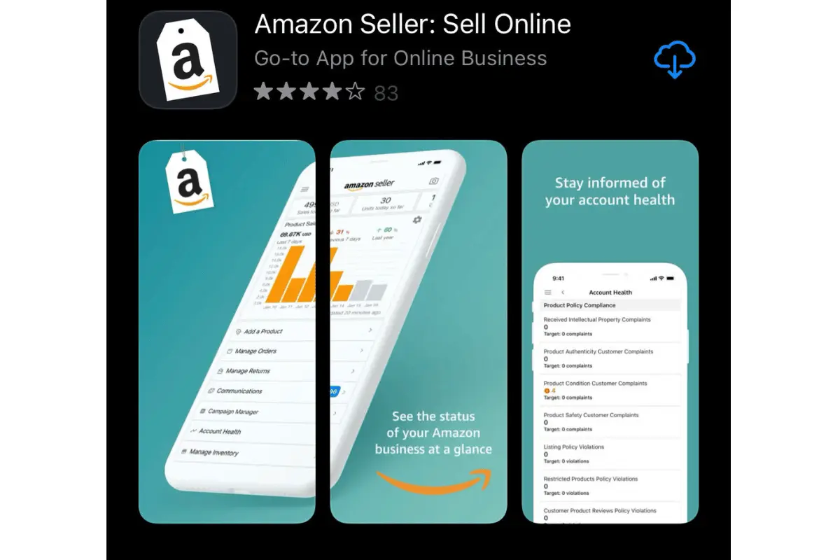 Amazon seller sell online go-to-app for online business.