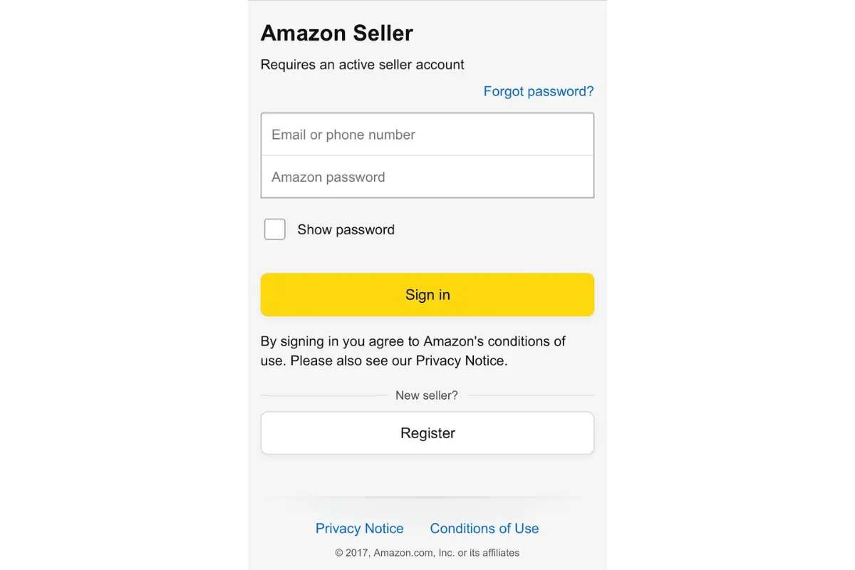 How to sign up for amazon seller.