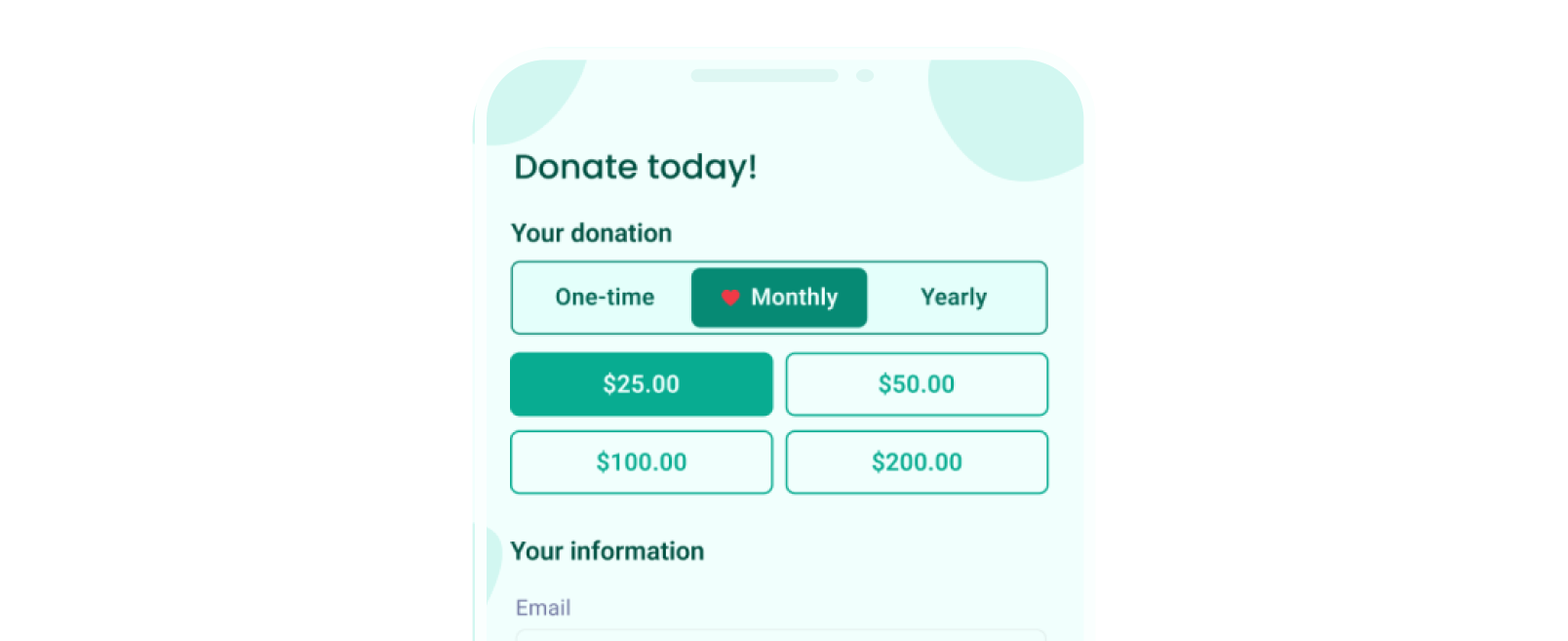 Flexible giving options