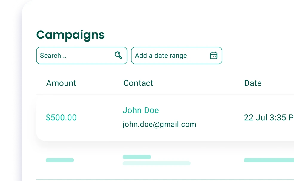 Donor management & emailing