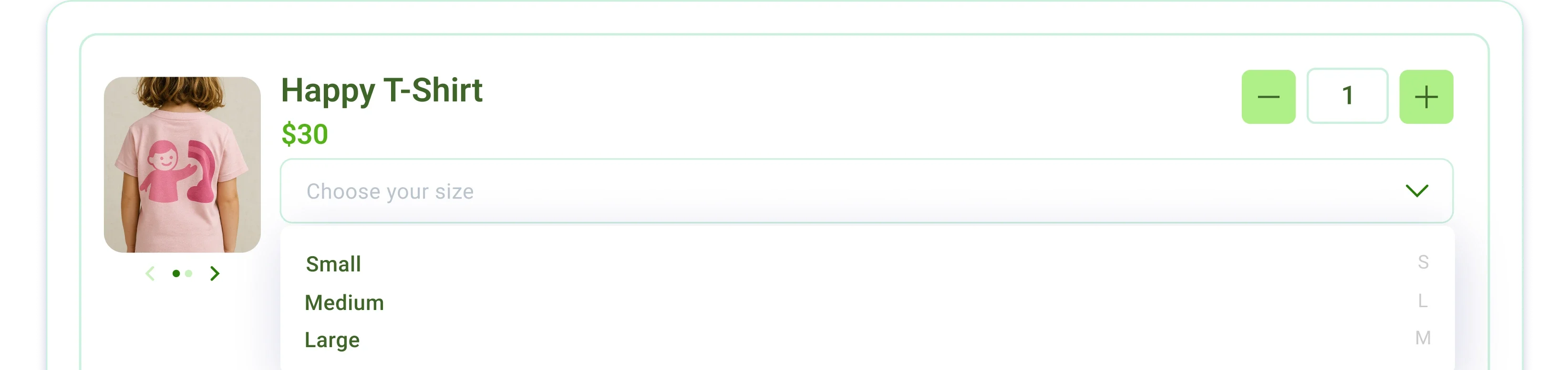 Options d'articles flexibles 