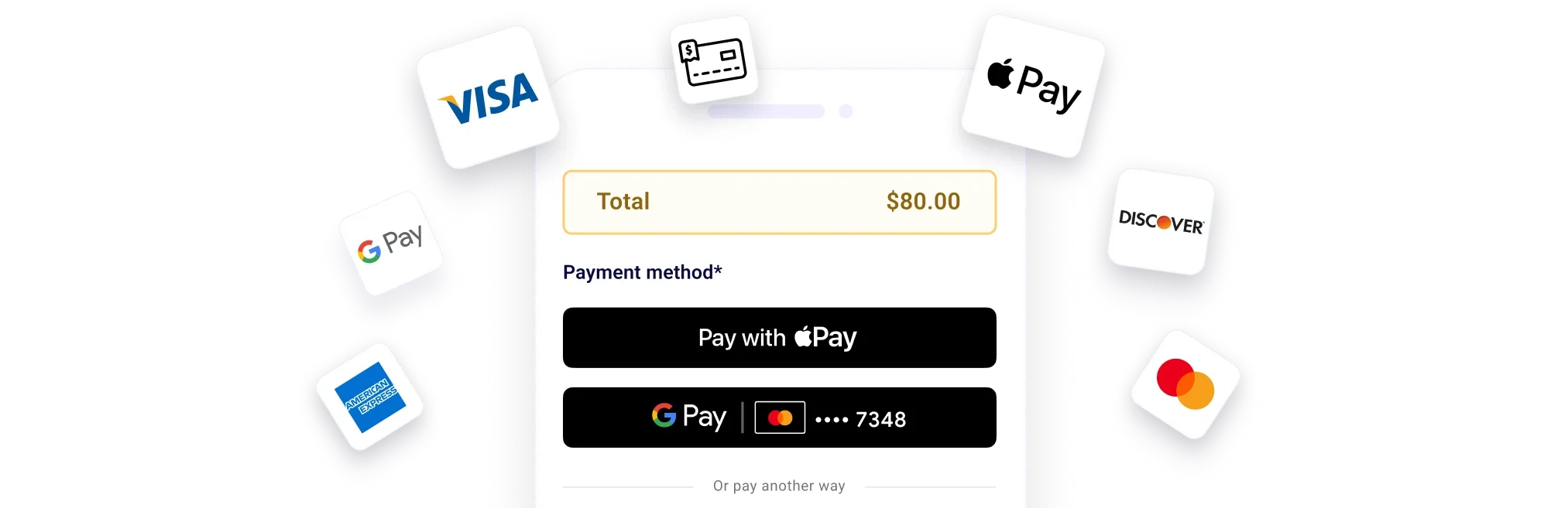 All payment options with zero fees