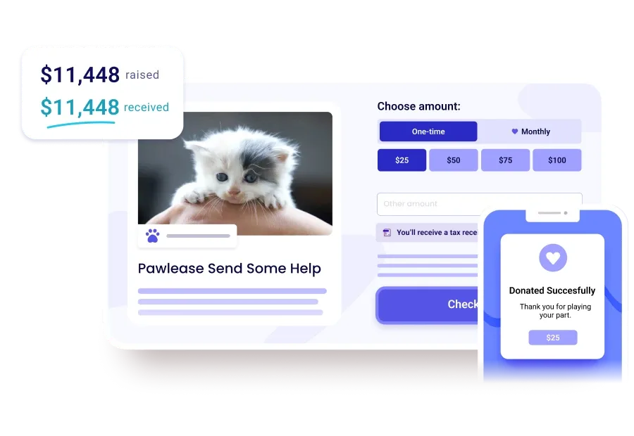 Fundraise with zero fees