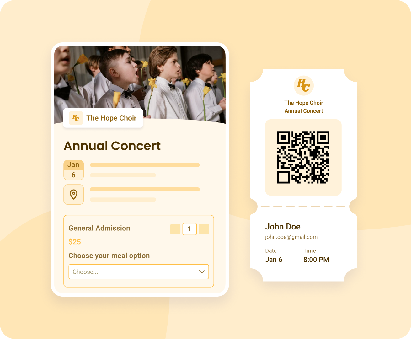 Create your ticketing form